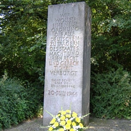 Gedenkstein für die Opfer des 20. Juli