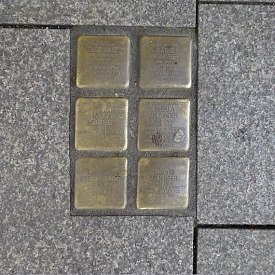 Stolpersteine Familien Meiniger und Katz&nbsp;&copy;&nbsp;Stadt Göttingen