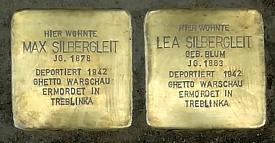 Stolpersteine für Familie Silbergleit (Papendiek 3)&nbsp;&copy;&nbsp;Stadt Göttingen